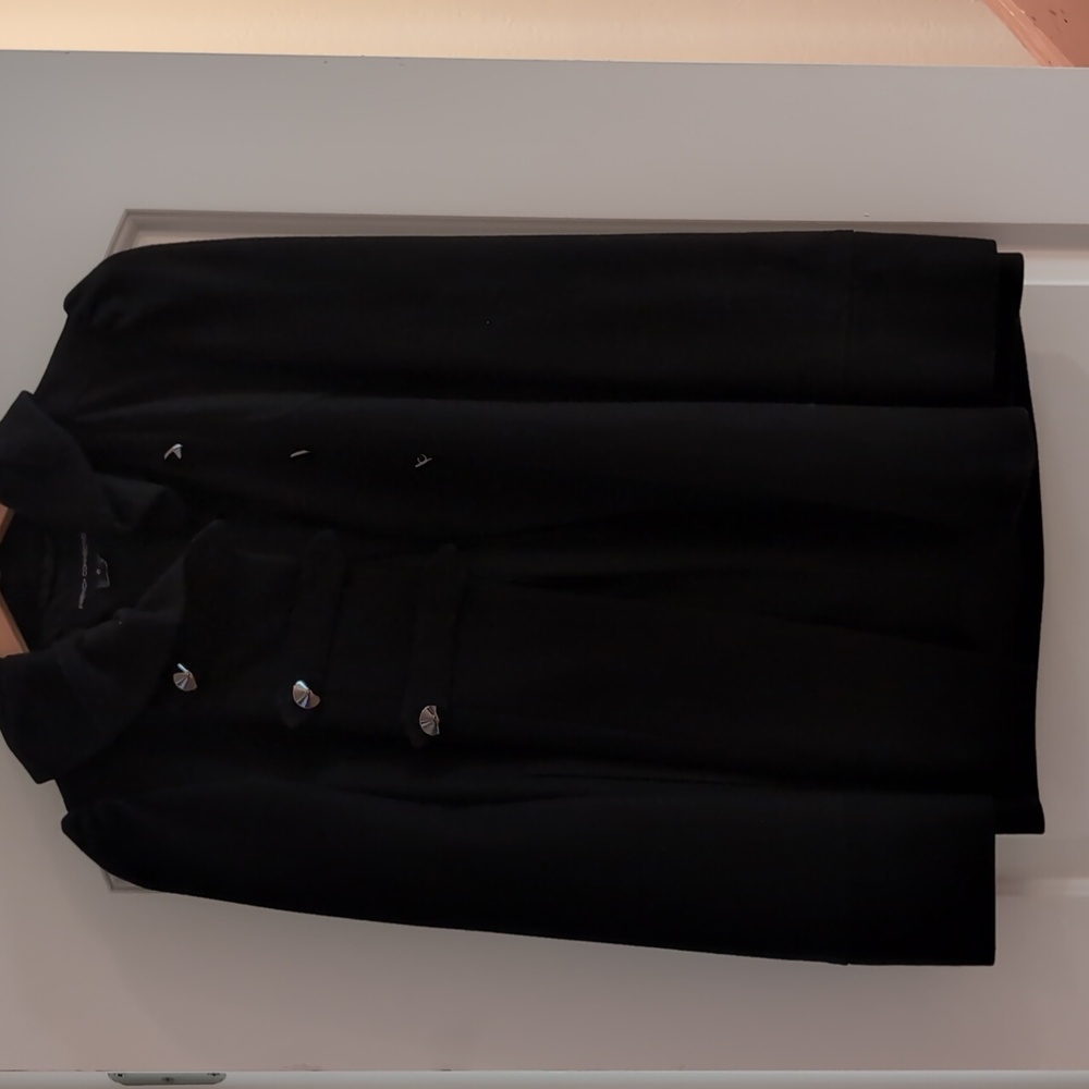 French Connection Black Wool Coat